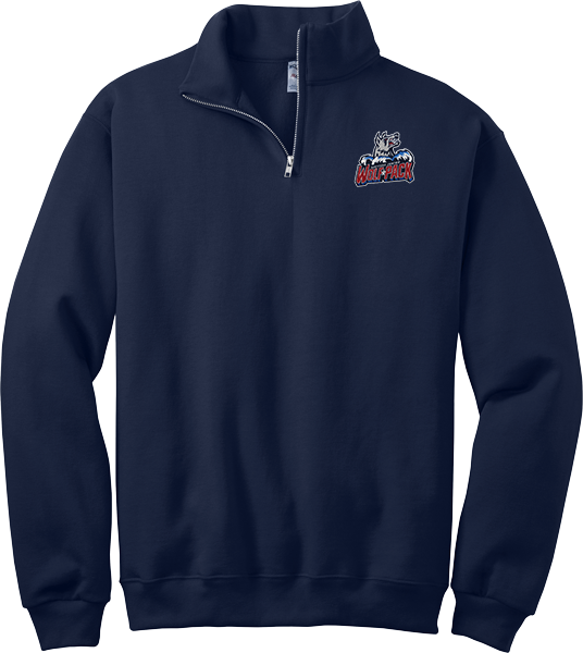 Hartford Jr. Wolfpack NuBlend 1/4-Zip Cadet Collar Sweatshirt