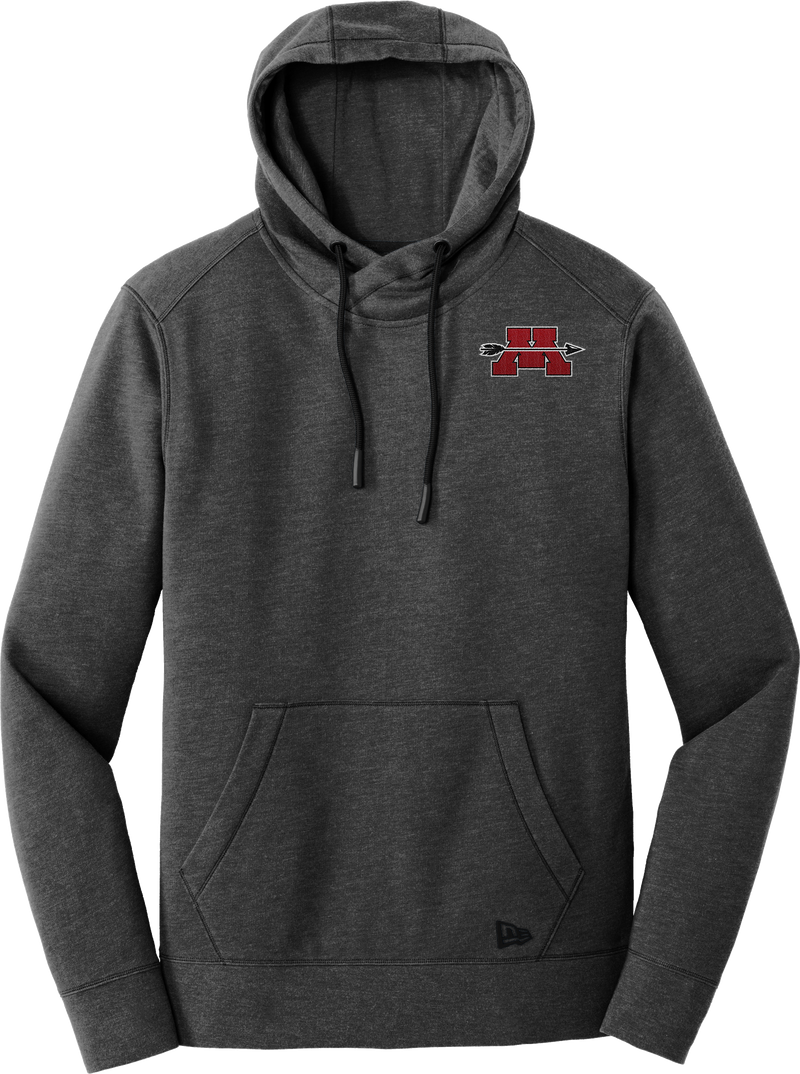 Mercer Arrows New Era Tri-Blend Fleece Pullover Hoodie