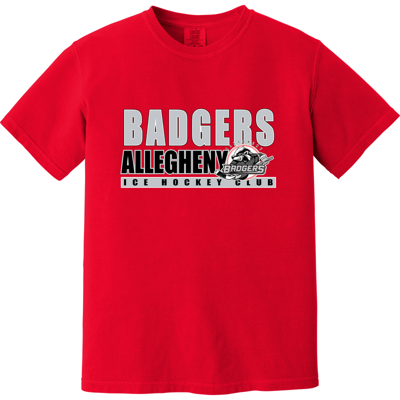 Allegheny Badgers Heavyweight Ring Spun Tee