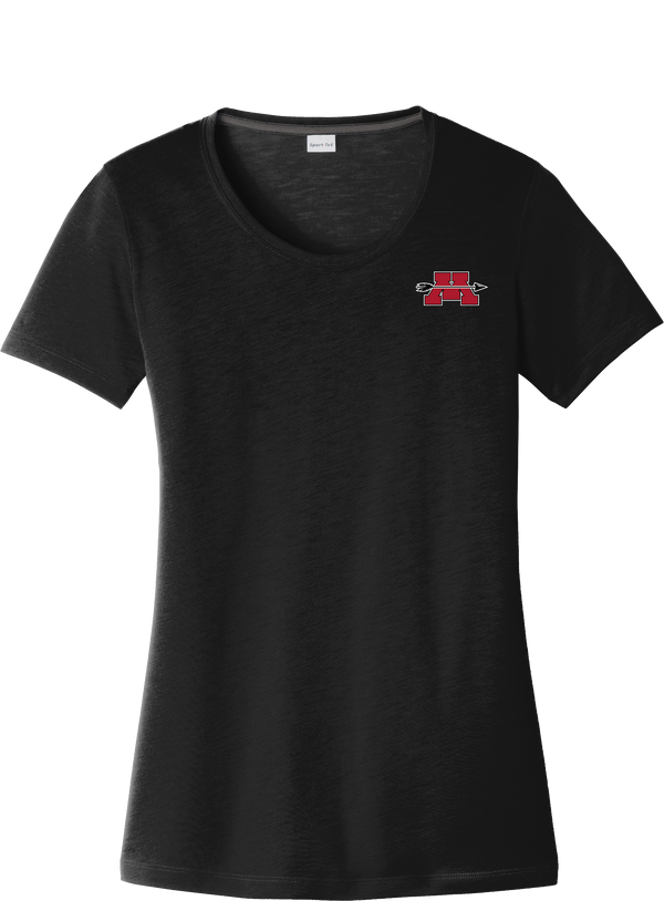 Mercer Arrows Ladies PosiCharge Competitor Cotton Touch Scoop Neck Tee