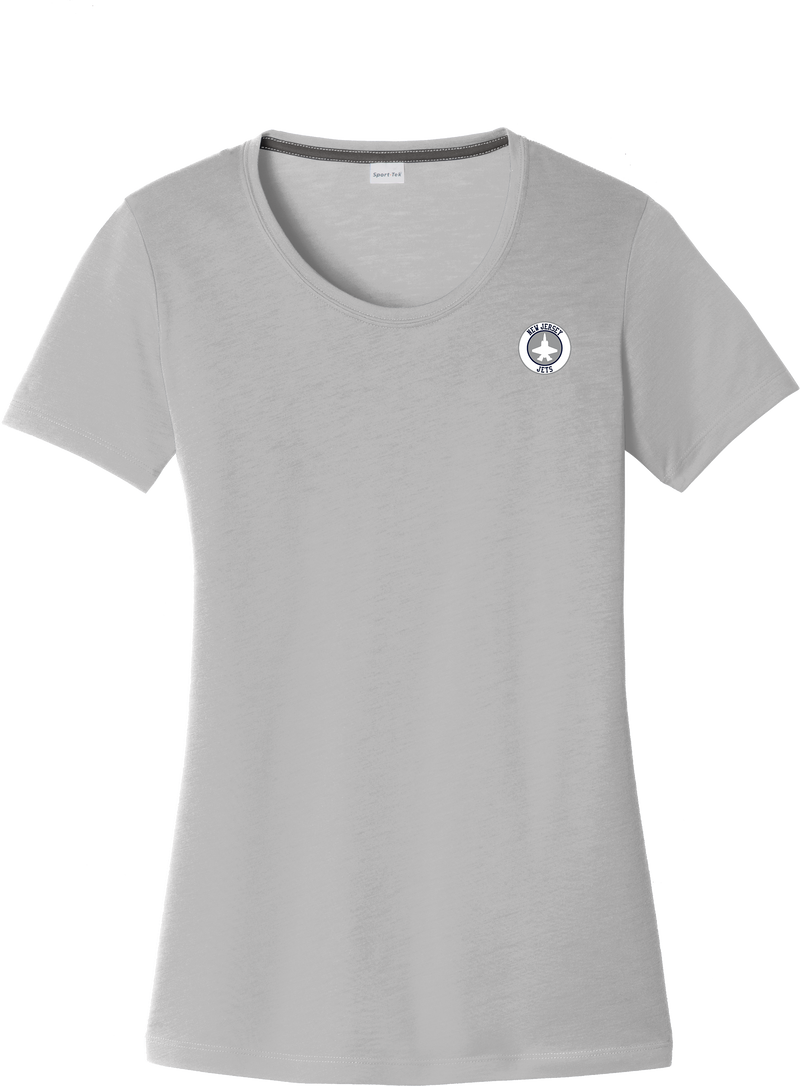 NJ Jets Ladies PosiCharge Competitor Cotton Touch Scoop Neck Tee