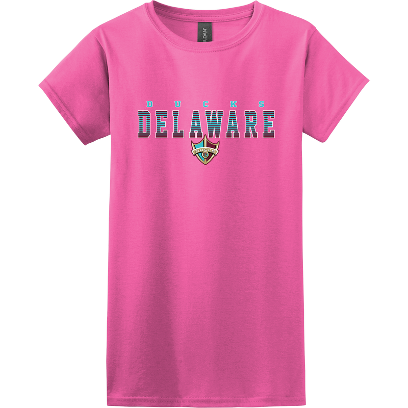 Delaware Ducks Softstyle Ladies' T-Shirt