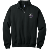 Lady Badgers NuBlend 1/4-Zip Cadet Collar Sweatshirt