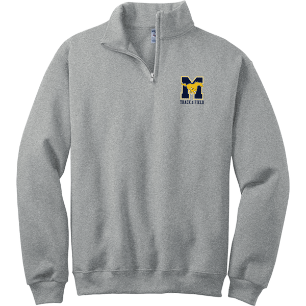 Marlboro Track and Field NuBlend 1/4-Zip Cadet Collar Sweatshirt