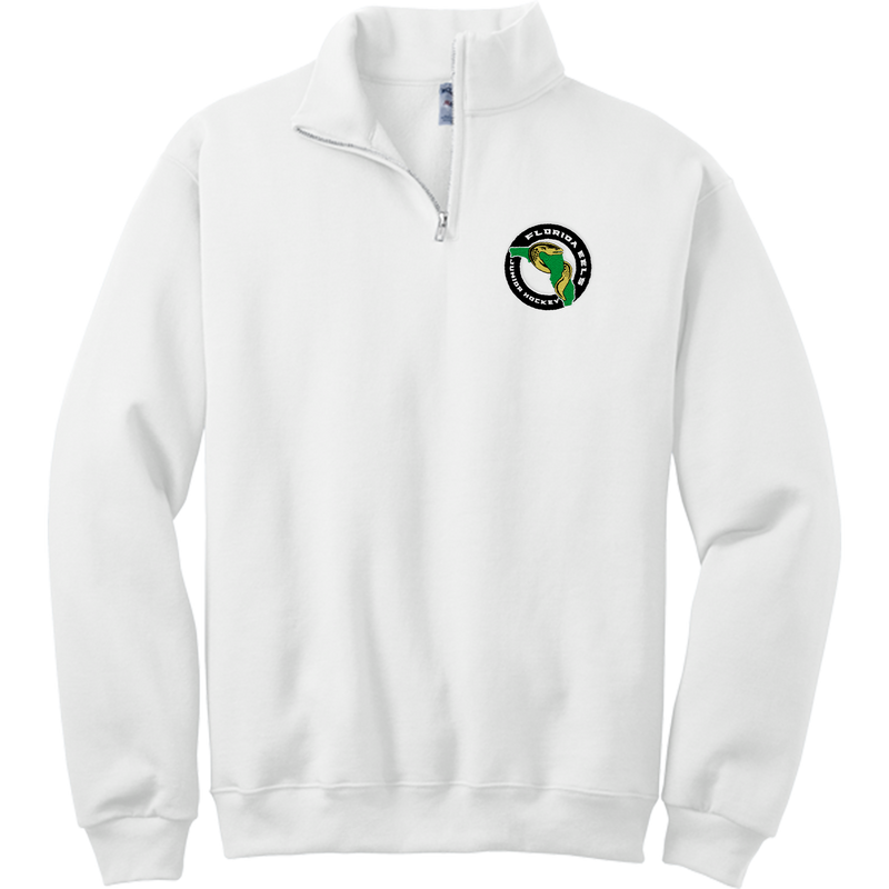 Florida Eels NuBlend 1/4-Zip Cadet Collar Sweatshirt