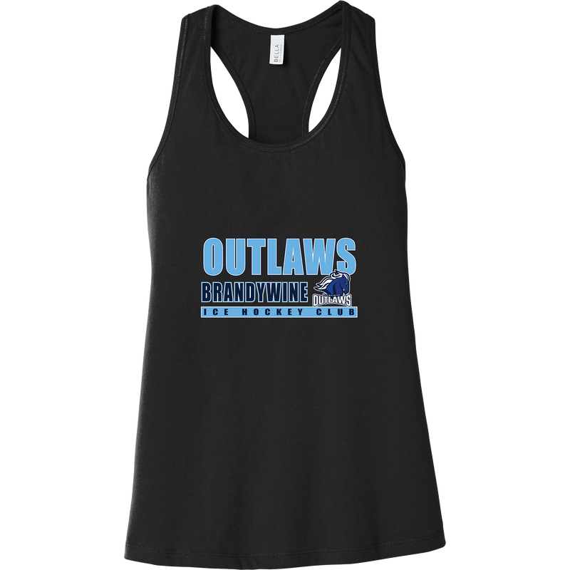 Brandywine Outlaws Womens Jersey Racerback Tank