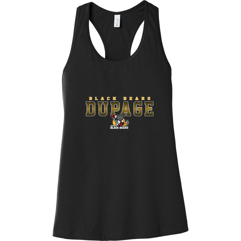 Dupage Black Bears Womens Jersey Racerback Tank