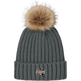 Mercer Chiefs Faux Fur Pom Beanie