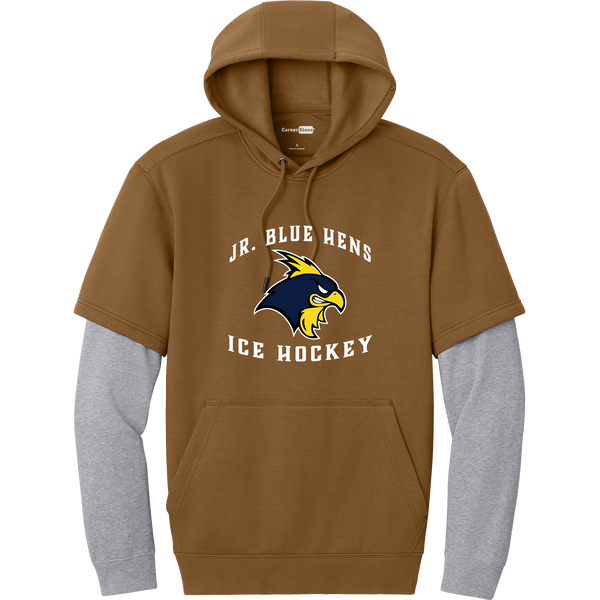 Delaware Jr. Blue Hens Tough Fleece Layered Hoodie