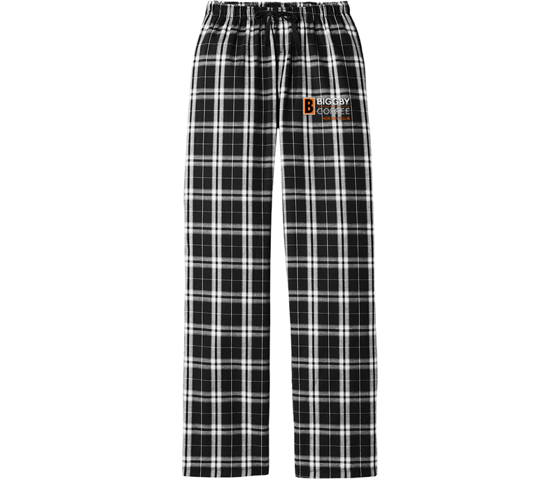 Biggby Coffee Hockey Club Women's Flannel Plaid Pant