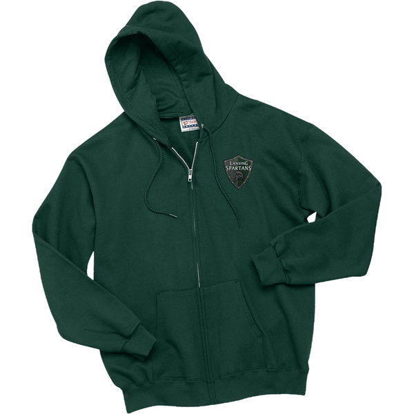 Lansing Spartans Ultimate Cotton - Full-Zip Hooded Sweatshirt