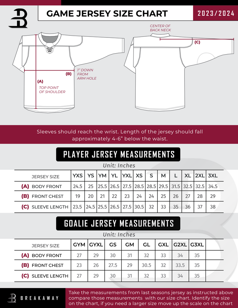 Mercer Tier 1 Squirts and Mites Youth Goalie Jersey