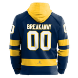 Delaware Jr. Blue Hens Youth Sublimated Retro Hoodie
