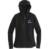 Brandywine Outlaws New Era Ladies French Terry Full-Zip Hoodie