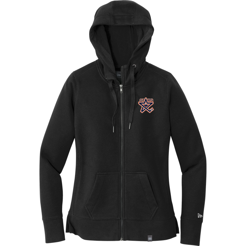 NY Stars New Era Ladies French Terry Full-Zip Hoodie