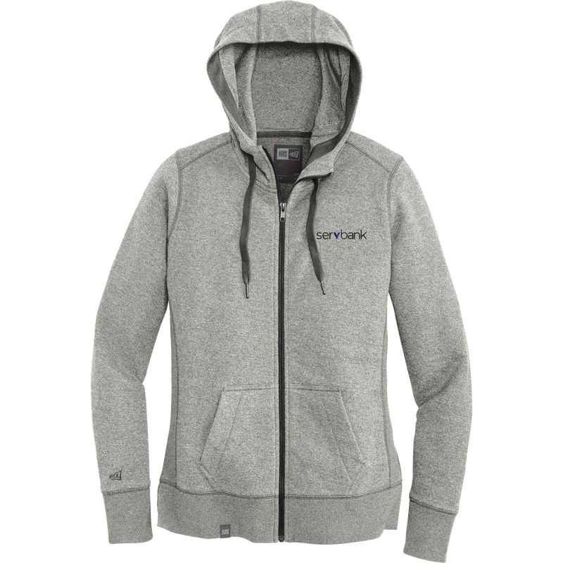 Servbank New Era Ladies French Terry Full-Zip Hoodie