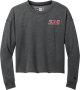 Mass Conn United New Era Ladies Tri-Blend Fleece Crop Crew