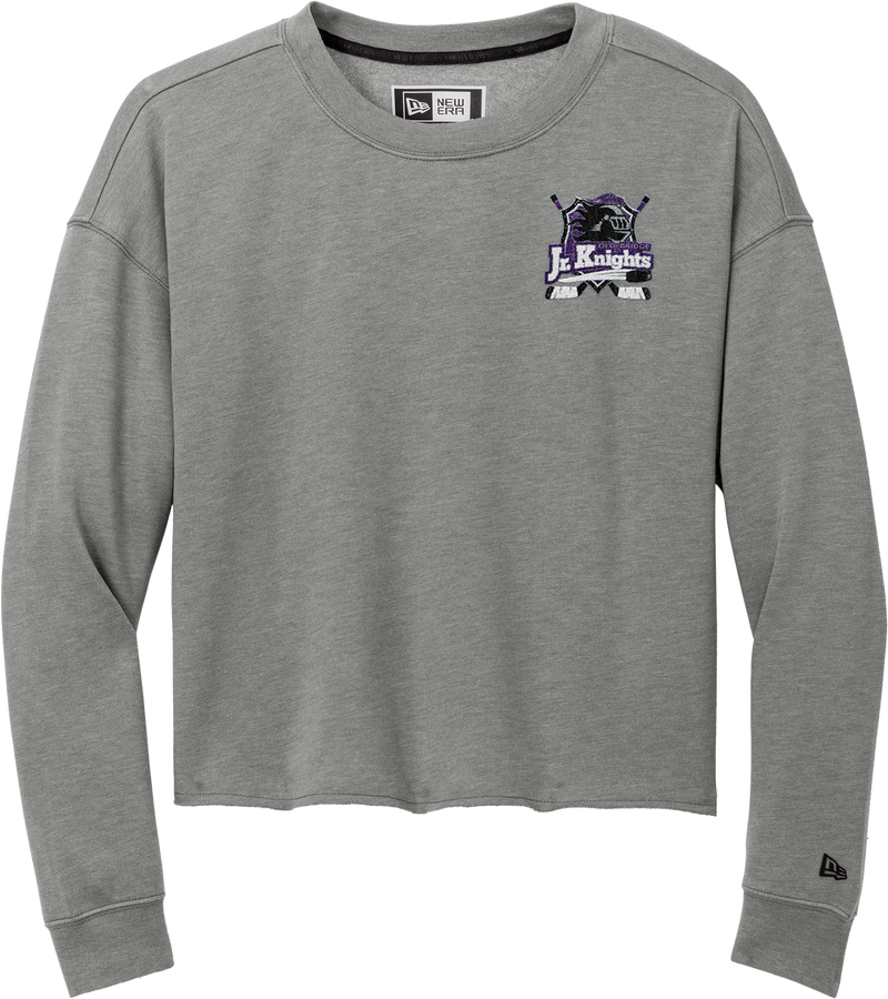 Old Bridge Jr. Knights New Era Ladies Tri-Blend Fleece Crop Crew