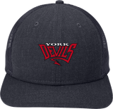 York Devils New Era Snapback Low Profile Trucker Cap