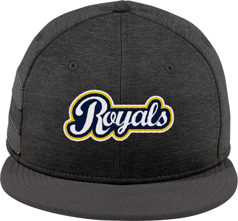 Royals Hockey Club New Era Shadow Heather Striped Flat Bill Snapback Cap