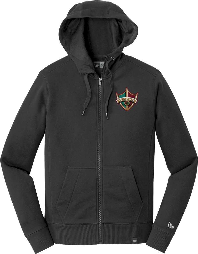 Delaware Ducks New Era French Terry Full-Zip Hoodie