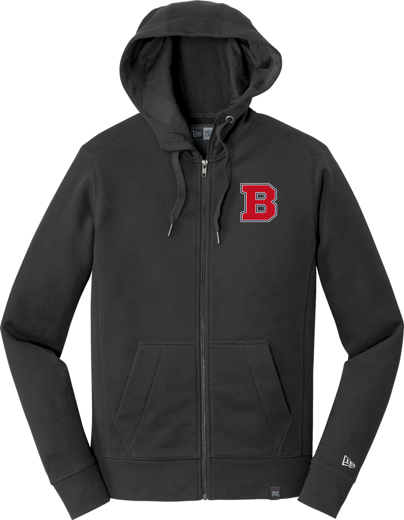 CT Bobcats New Era French Terry Full-Zip Hoodie