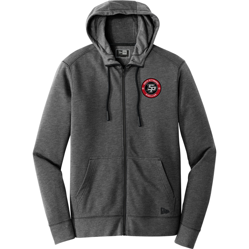 South Pittsburgh Rebellion New Era Tri-Blend Fleece Full-Zip Hoodie