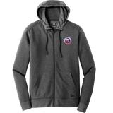 PAL Jr. Islanders New Era Tri-Blend Fleece Full-Zip Hoodie