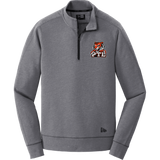 Princeton Tiger Lilies New Era Tri-Blend Fleece 1/4-Zip Pullover