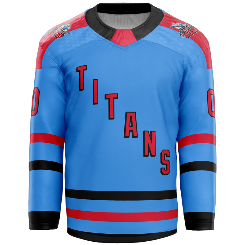 NJ Titans Tier 1 Bantam and Midgets Youth Player Sublimated Jersey