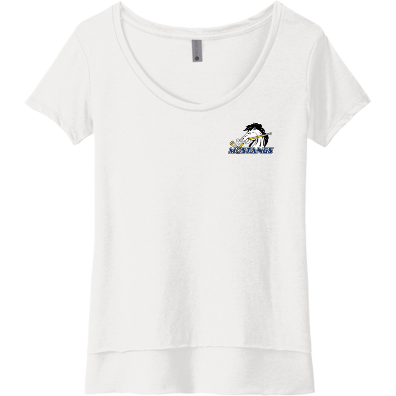 Mid-State Mustangs Womens Festival Scoop Neck Tee