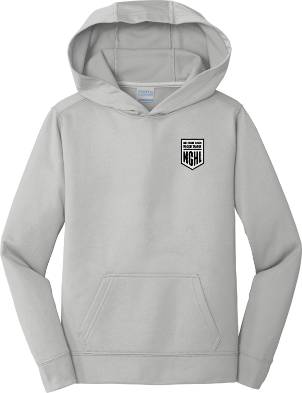 NGHL Youth Performance Fleece Pullover Hooded Sweatshirt