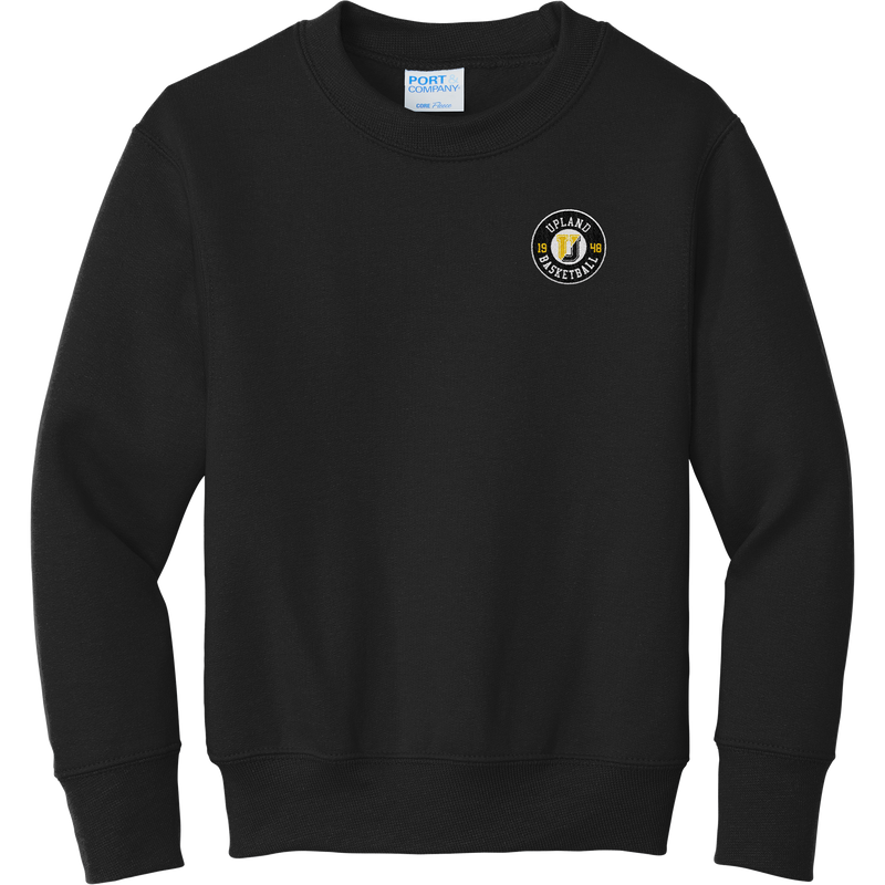 Upland Basketball Youth Core Fleece Crewneck Sweatshirt