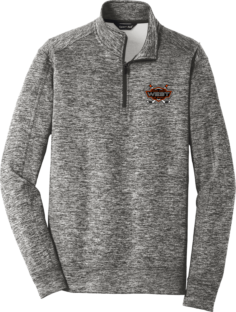 Orange County West PosiCharge Electric Heather Fleece 1/4-Zip Pullover