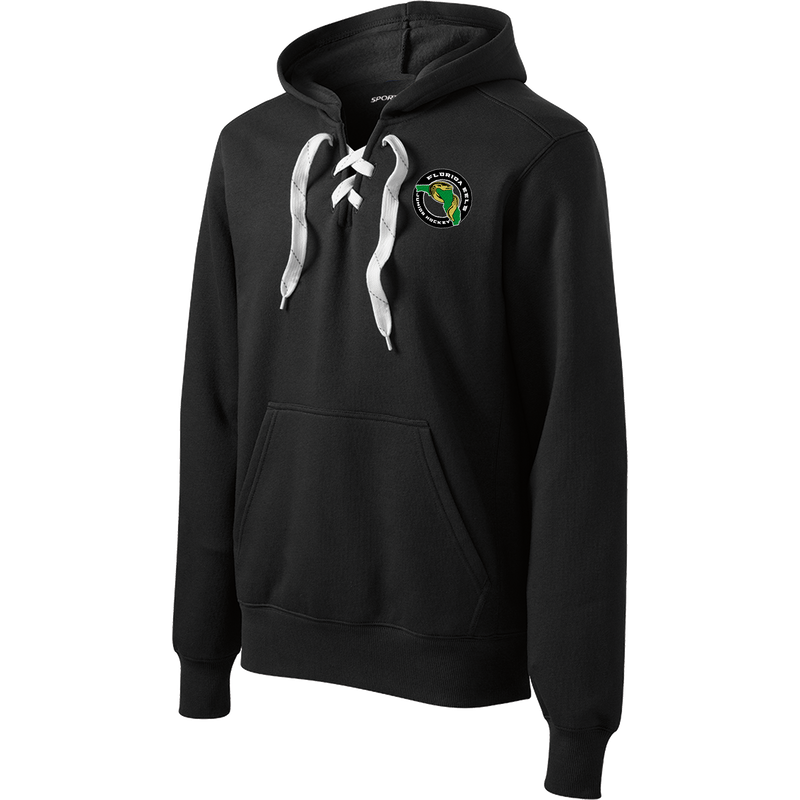 Florida Eels Lace Up Pullover Hooded Sweatshirt