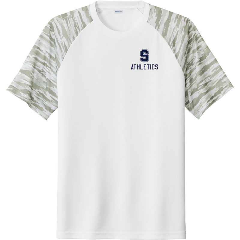 Midd South Athletics Drift Camo Colorblock Tee