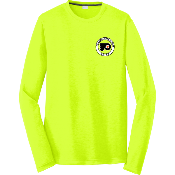 Philadelphia Flyers Elite Long Sleeve PosiCharge Competitor Cotton Touch Tee