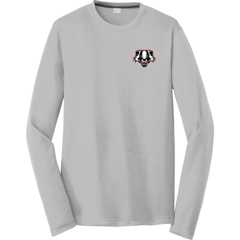 Scary Badgers Long Sleeve PosiCharge Competitor Cotton Touch Tee