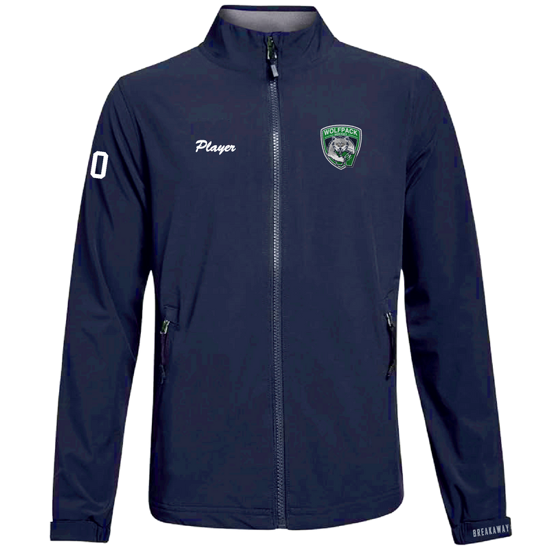 Adult Breakaway Lightweight Warm Up Jacket (Woodbridge Wolfpack)