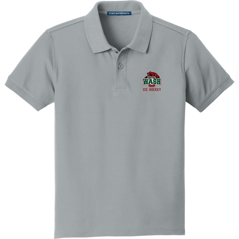 Wash U Youth Core Classic Pique Polo