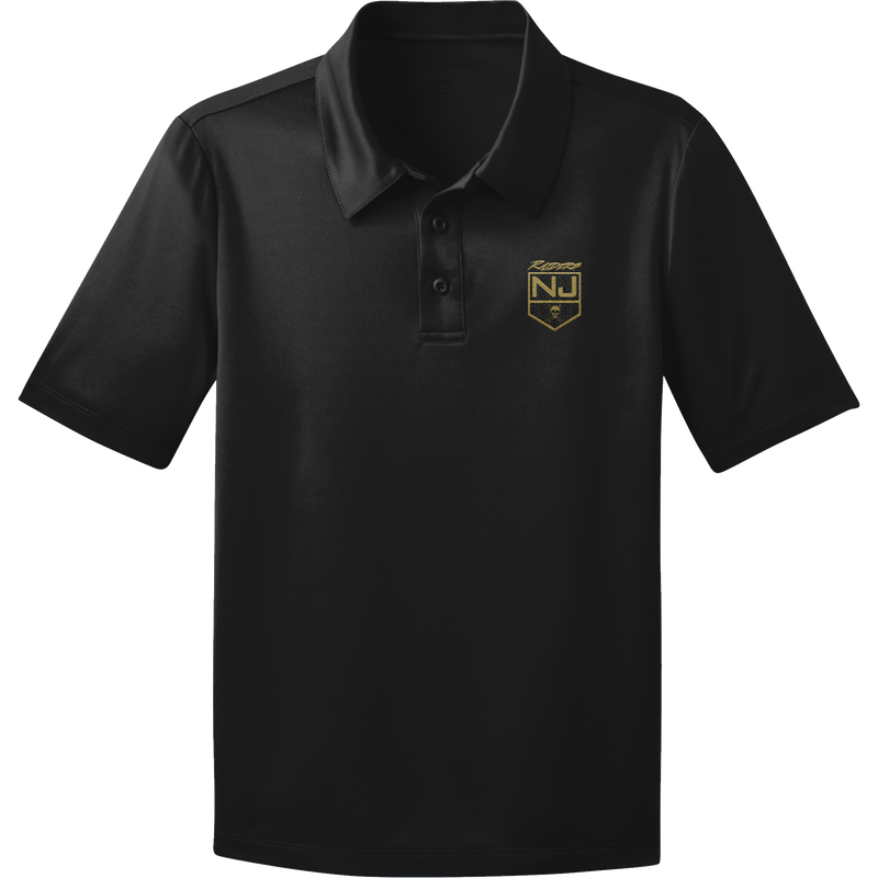 NJ Raiders Youth Silk Touch Performance Polo