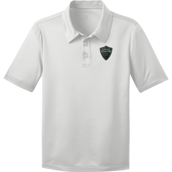 Lansing Senators Youth Silk Touch Performance Polo