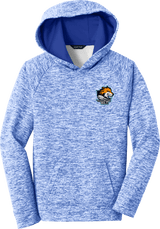 Woodridge Wild Youth PosiCharge Electric Heather Fleece Hooded Pullover